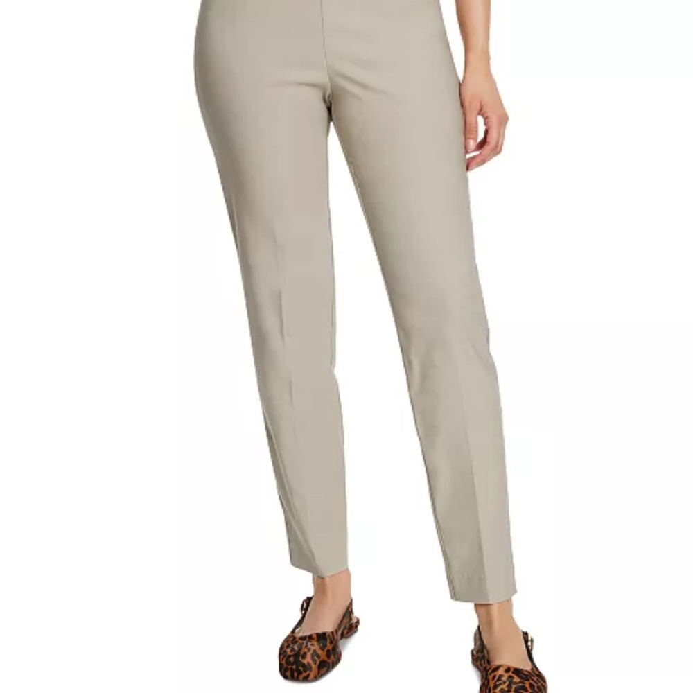 Gloria Vanderbilt Tan Straight Leg Pants Versatile Style Tummy Control